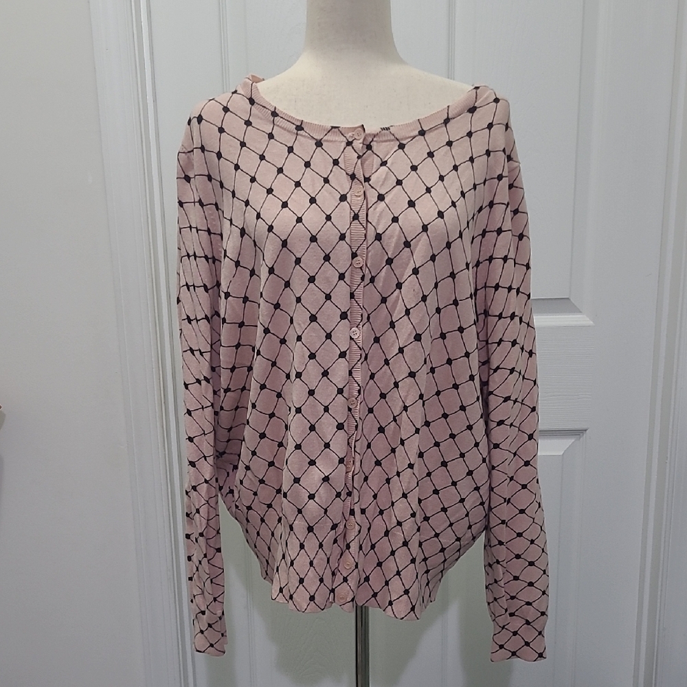 Pink Geometric Women's Top
